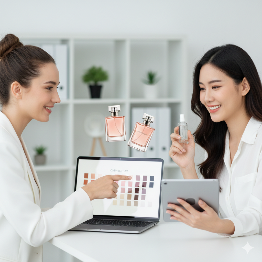 Womens using zentrobuy skincare